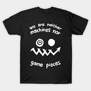 Maru Hoodie White Back Logo Design we are neither machines nor game pieces from Heavenly Delusion or Tengoku Daimakyou Anime and Manga Character T-Shirt